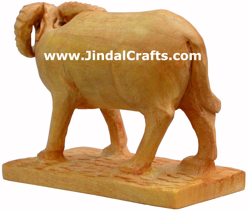 Wooden Sheep - Hand Carved Indian Art Craft Handicraft Figurine Home Decor