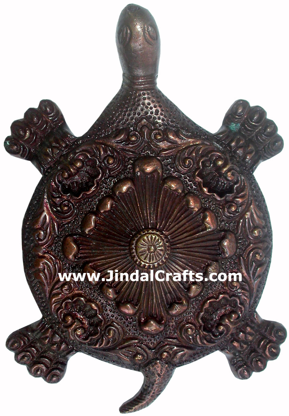 Turtle Figure - Hand Carved Indian Art Craft Handicraft Fung Shui Home Decor