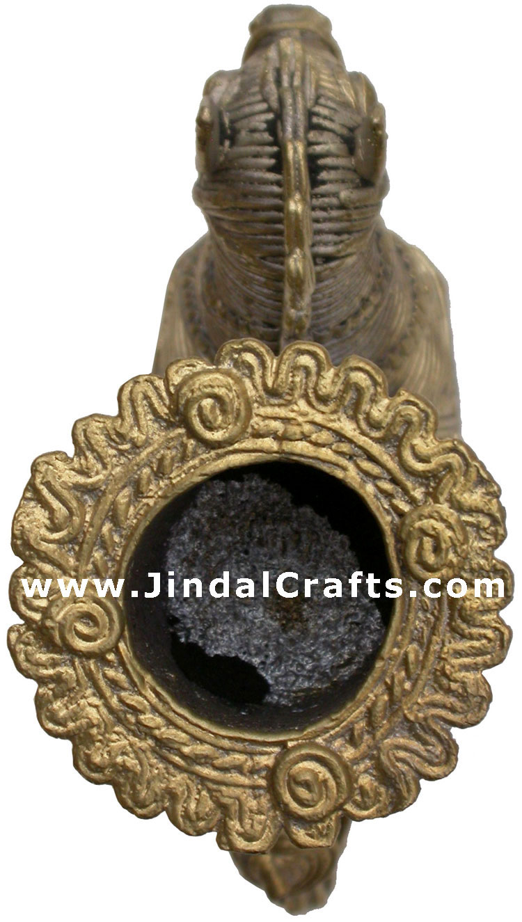 Dhokra Turtle Candle Stand - Indian Tribal Art
