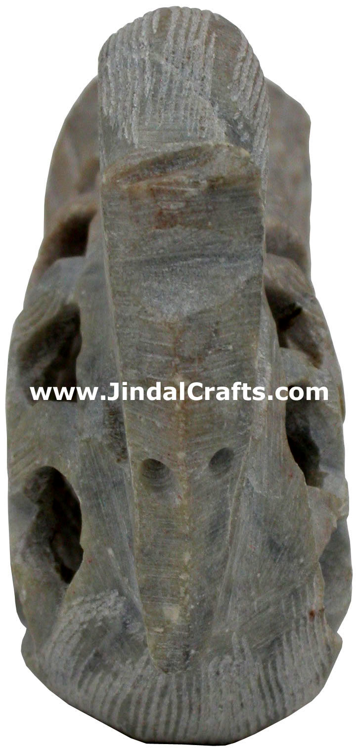 Duck - Hand Carved Soft Stone Birds Figures India Art