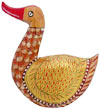 Kadam Wood Hand Carved Painted Duck - Set of 3