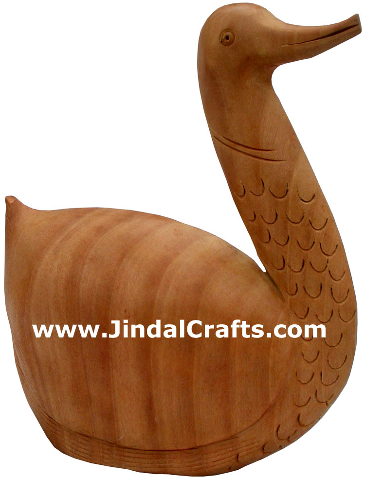 Duck Animal Wood Carving Hand Carved Figurines Indians