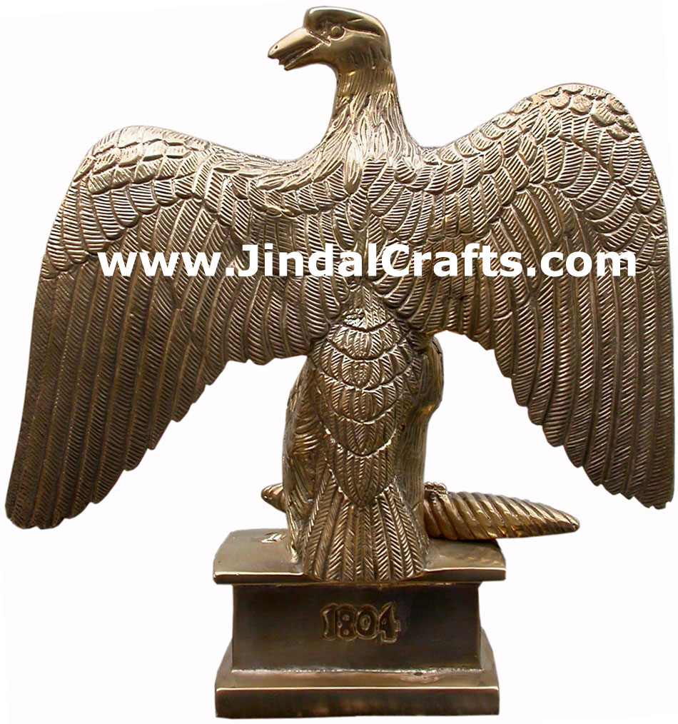 Eagel Figure - Hand Carved Indian Art Craft Handicraft Fung Shui Home Decor
