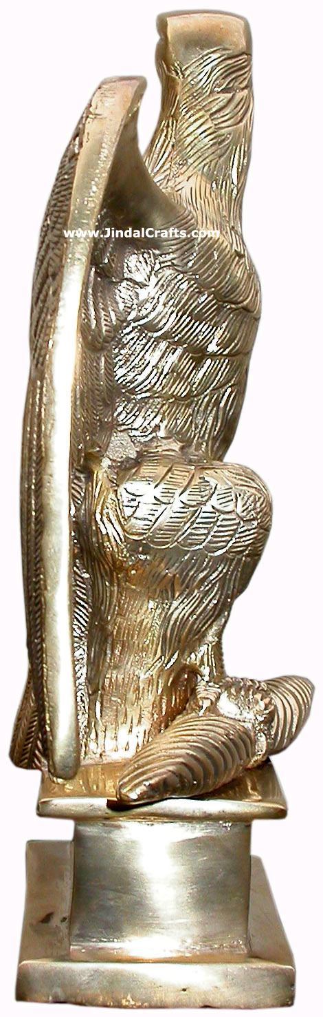 Eagel Figure - Hand Carved Indian Art Craft Handicraft Fung Shui Home Decor