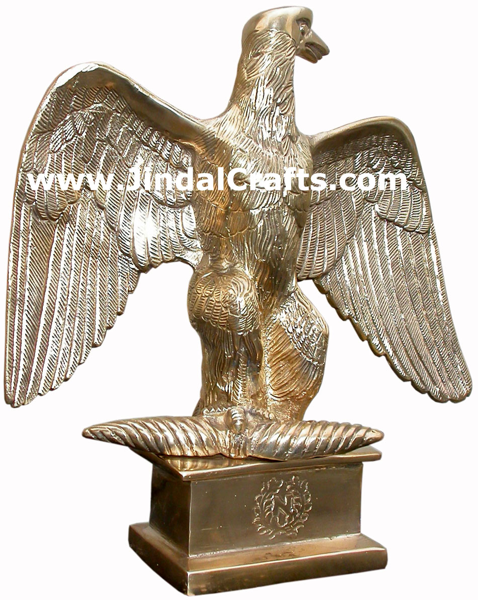 Eagel Figure - Hand Carved Indian Art Craft Handicraft Fung Shui Home Decor