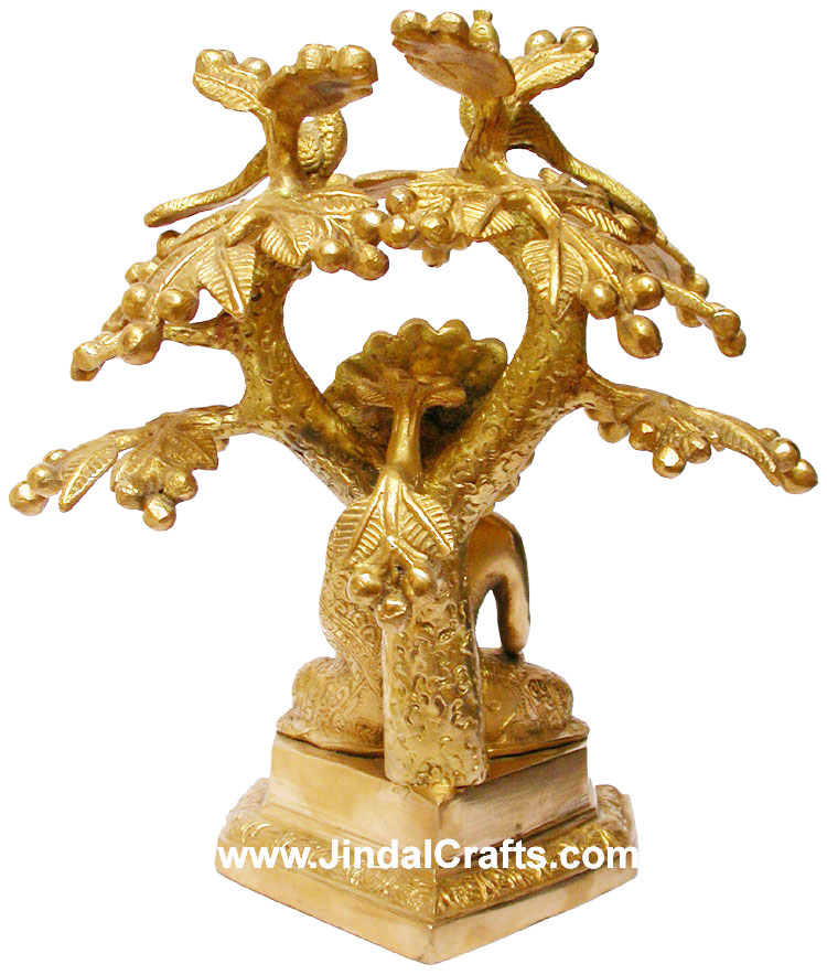 Brass Buddhist Sculpture India Carving Art