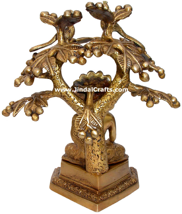 Brass Buddhist Sculpture India Carving Art