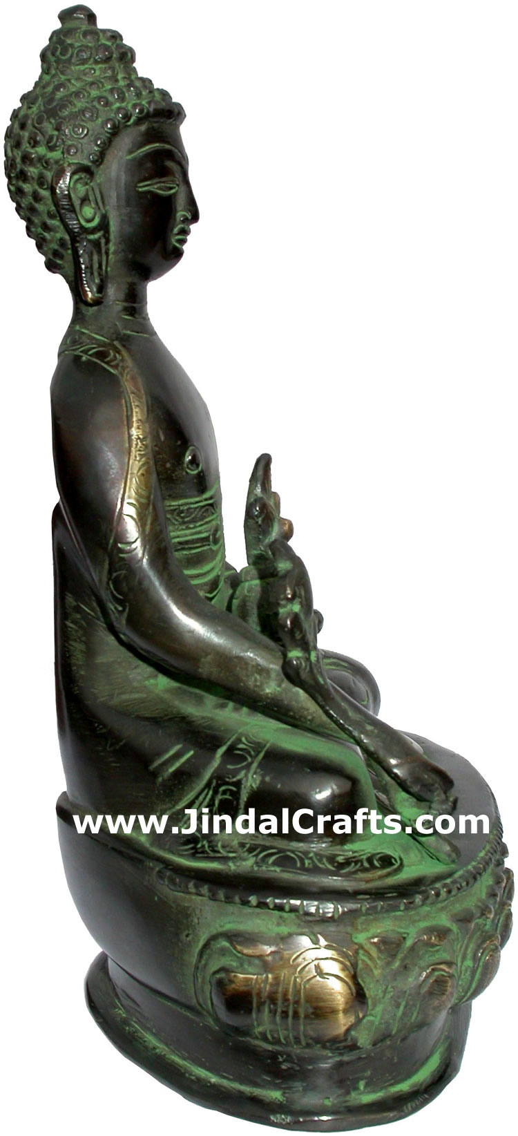 Brass Made Gautam Buddha India Sculpture Siddhartha Art