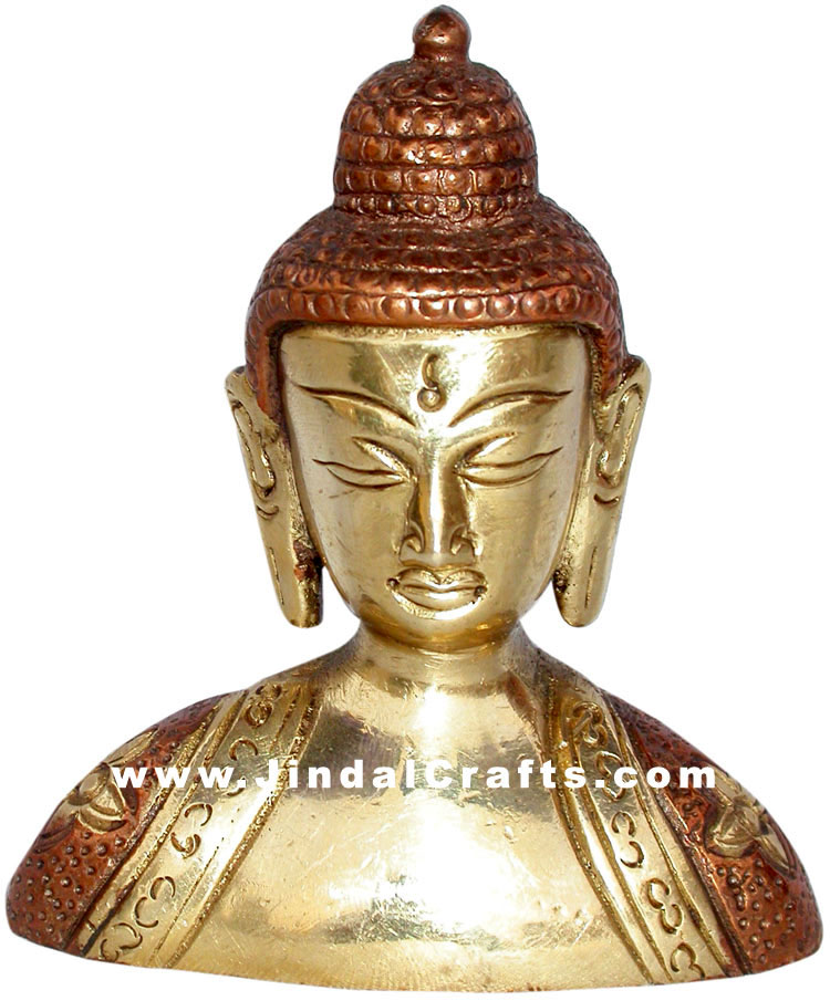 Gautam Buda Budha Buddha Head Bust Tibetan Artifact