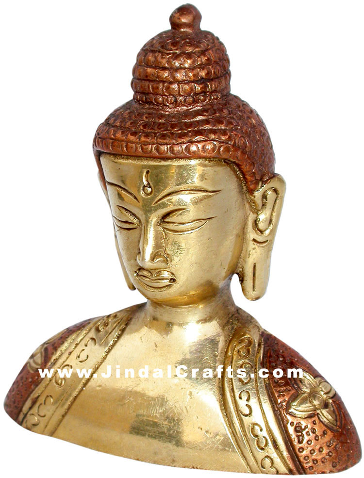 Gautam Buda Budha Buddha Head Bust Tibetan Artifact