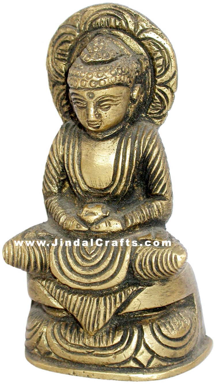 Buddha Statue Idol Buddhism Art Indian Artifact Handy