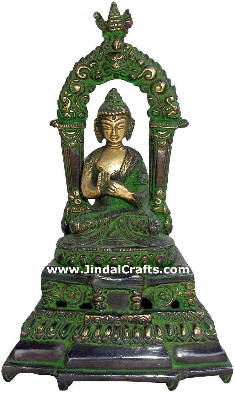 Antique Finish Buddha Statues Himalayan Handicrafts Art
