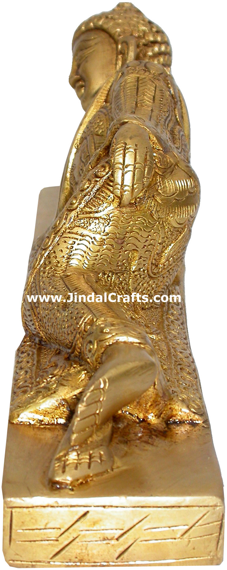 Resting Buddha Budha Tibetan Religious Statues Figures India Handicrafts Crafts