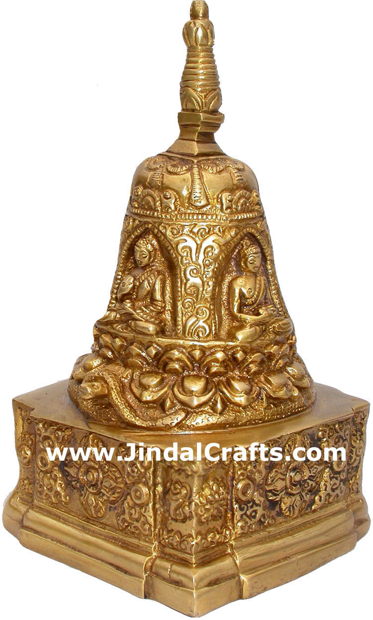 Buddha Stupa Tibetan Religious Buddha Figurine Statue Exclusive