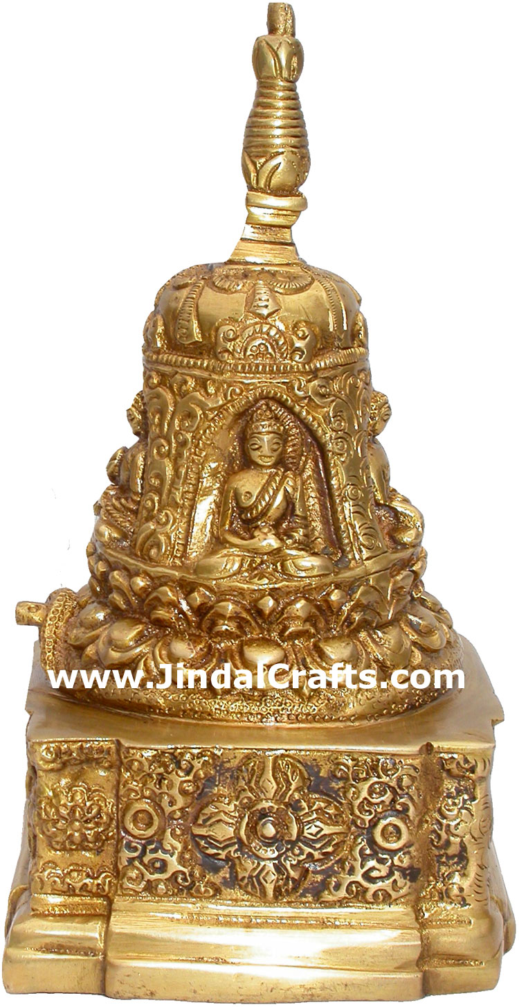 Buddha Stupa Tibetan Religious Buddha Figurine Statue Exclusive