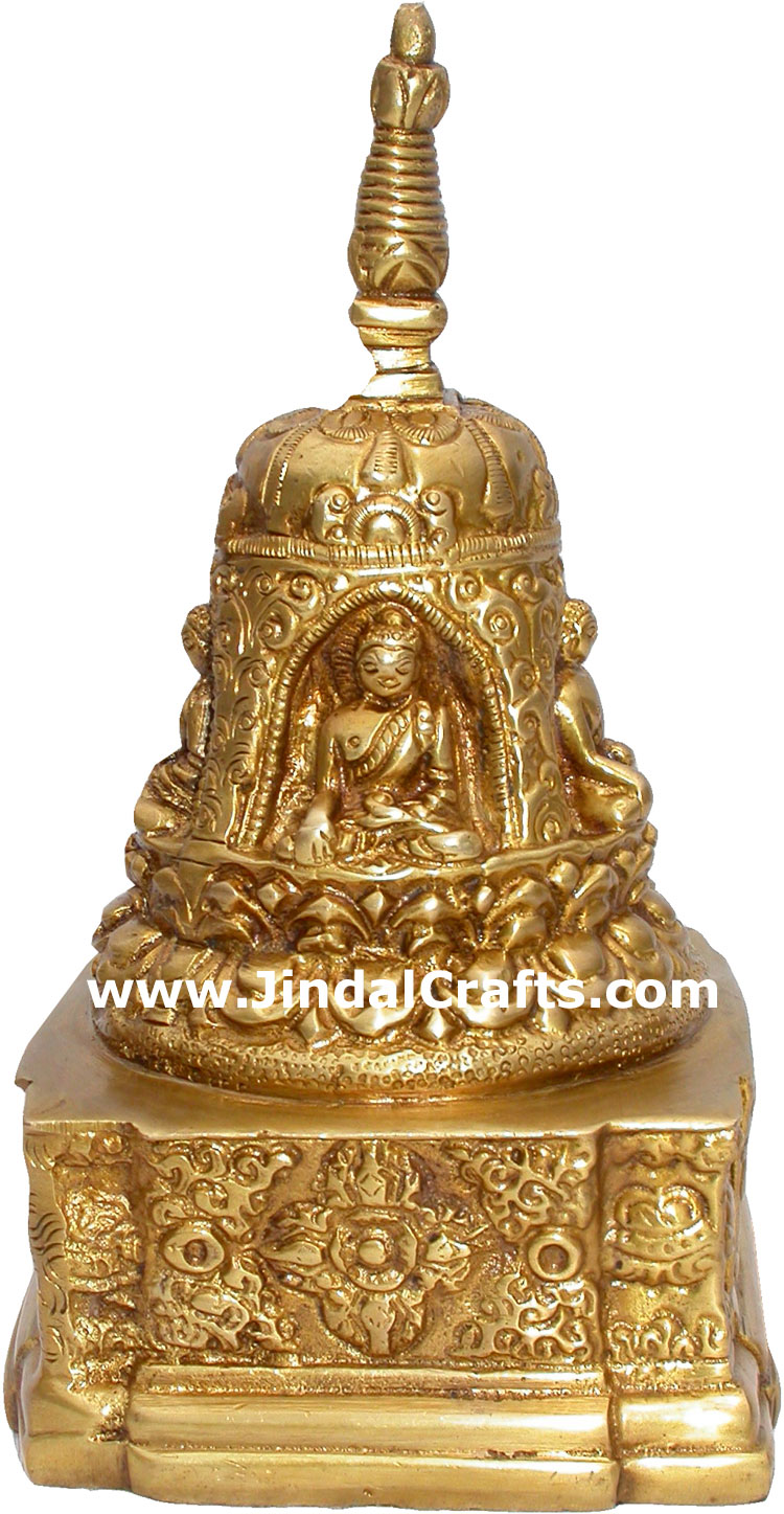 Buddha Stupa Tibetan Religious Buddha Figurine Statue Exclusive