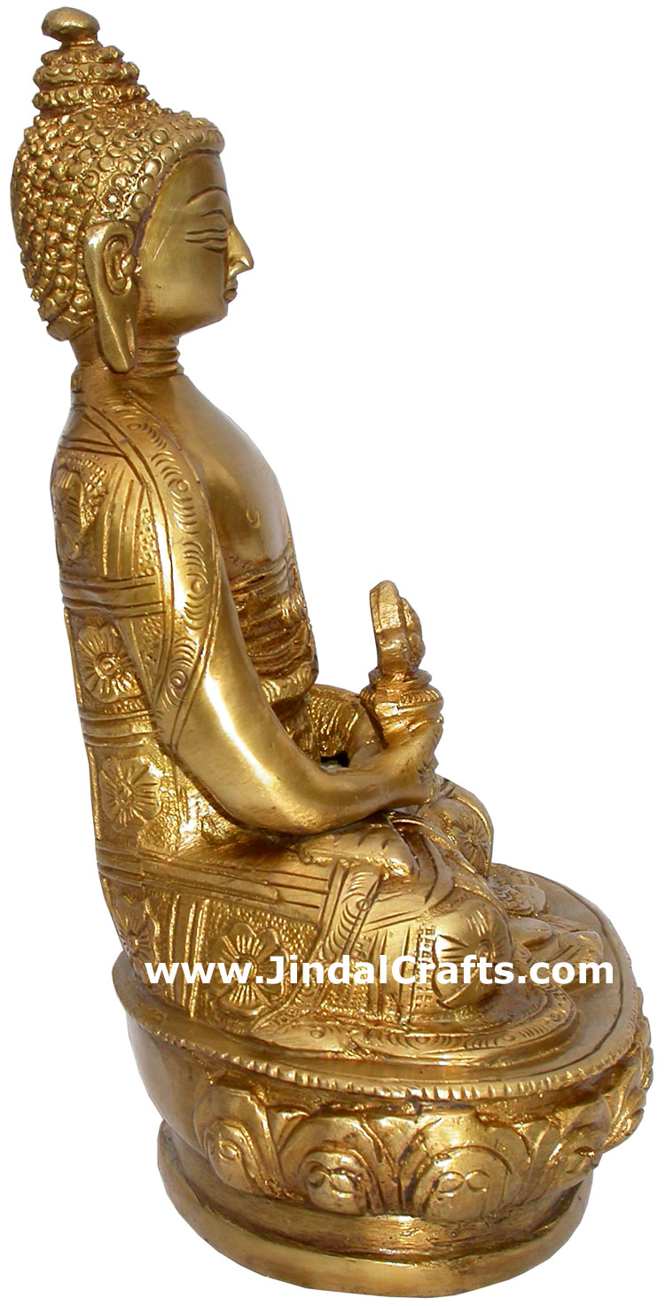 Lord Buddha Peaceful Sculpture India Hand Crafted Unique Idols Handicrafts