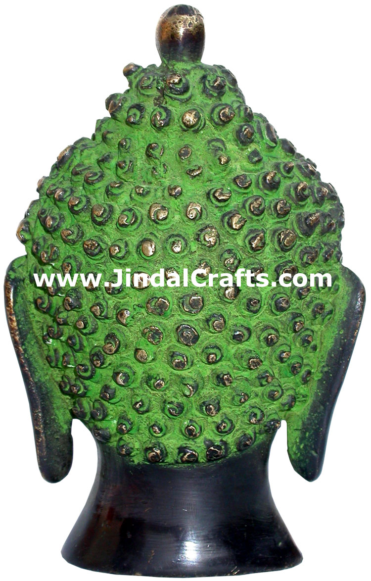 Buddha Head Antique Finish Metal Handicrafts Bronze