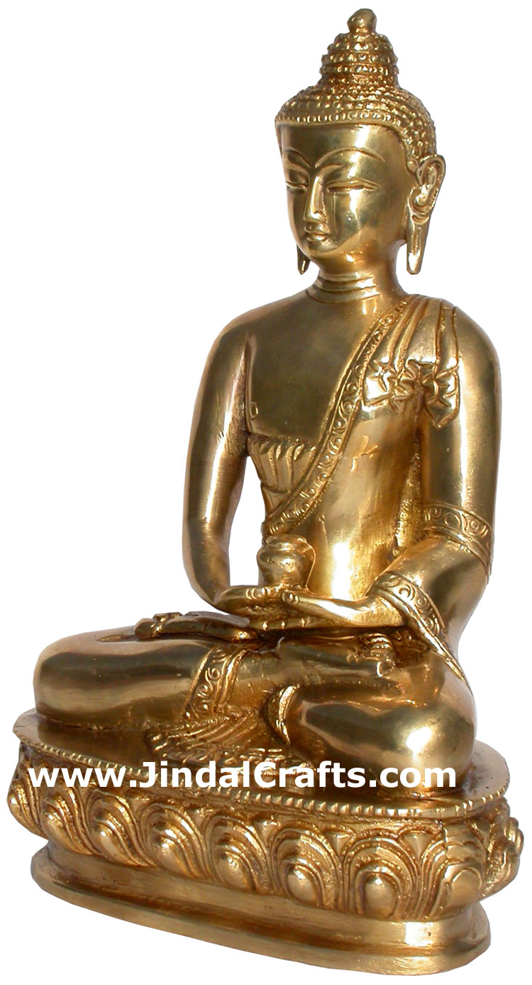 Buddha Statues Brass Figures Himalaya Artifacts Crafts