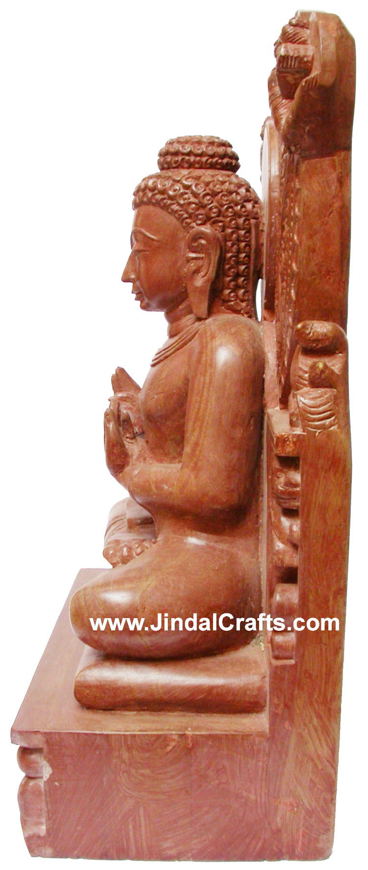 Stone Sculpture Handmade Granite Buddha Figure Art Hand Carved Buddhism Figure