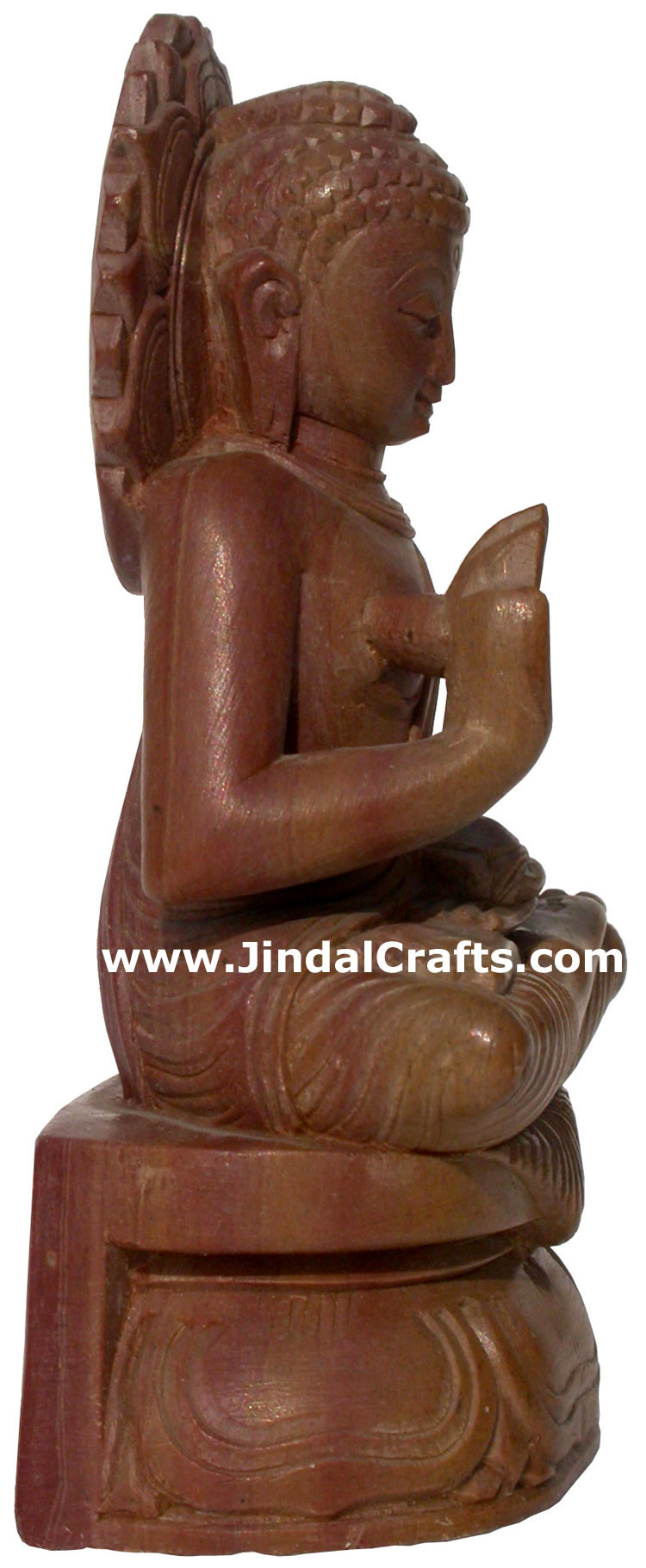 Lord Buddha Hand Carved Stone Sculpture India Hindu Religious Carving Artifacts
