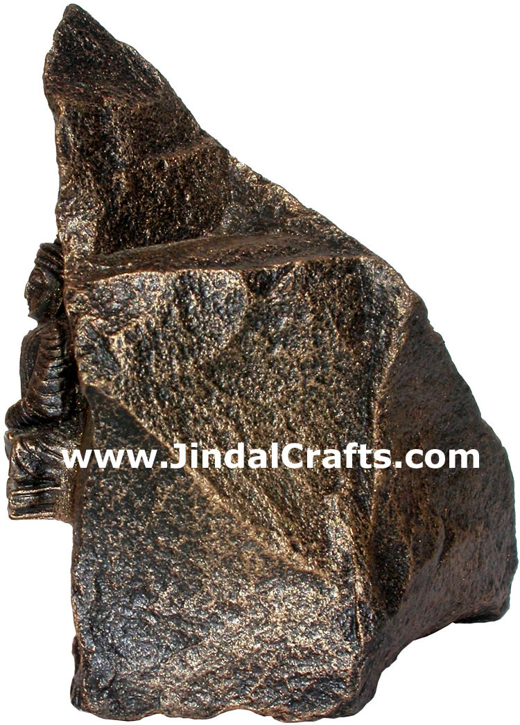 Unique Hand Carved Stone Gautam Buddha India Sculpture