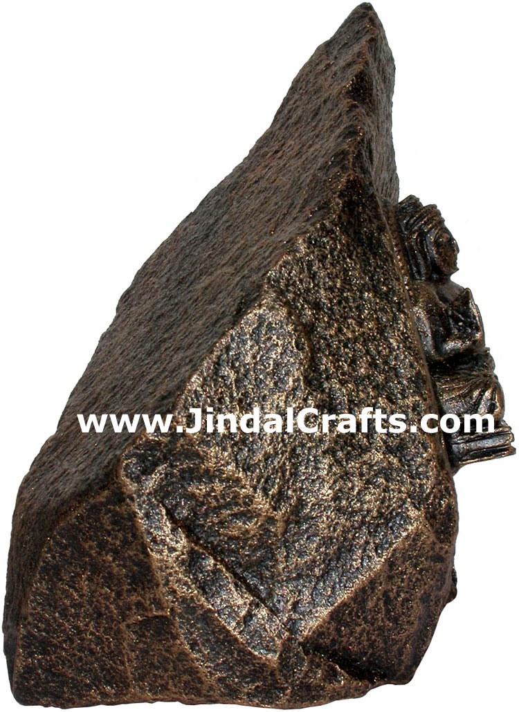 Unique Hand Carved Stone Gautam Buddha India Sculpture