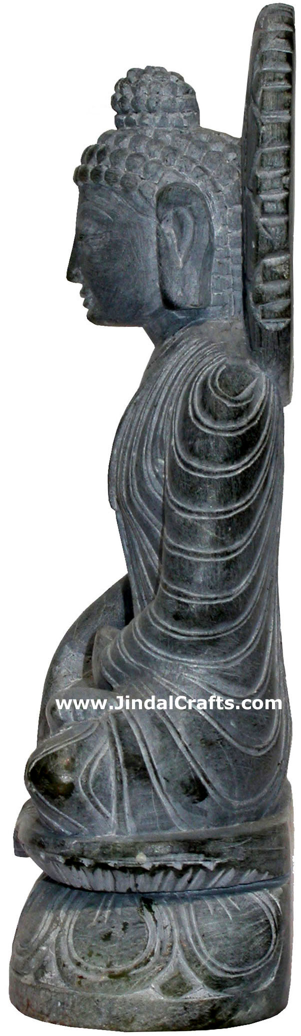 Lord Buddha Hand Carved Stone Indian Sculpture Artifact Figurine Idol Moorti Art