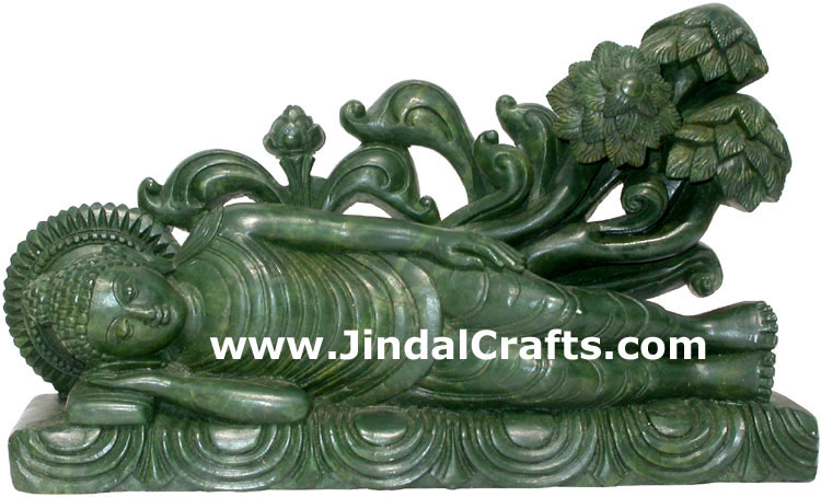 Hand Carved Gautam Buddha India Sculpture Statue Arts