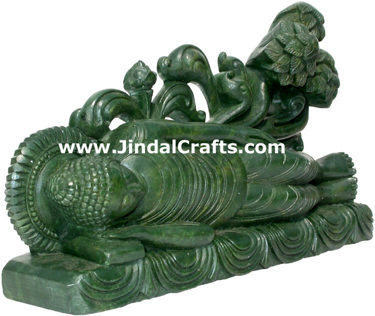 Hand Carved Gautam Buddha India Sculpture Statue Arts