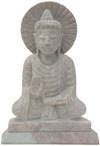 Lord Buddha Hand Carved Buddhisht Sculpture Stone Indian Artifacts Statues Idol