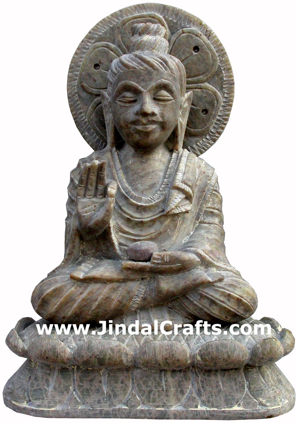 Lord Buddha Hand Carved Indian Art Craft Handicrafts Home Decor Stone Figurines