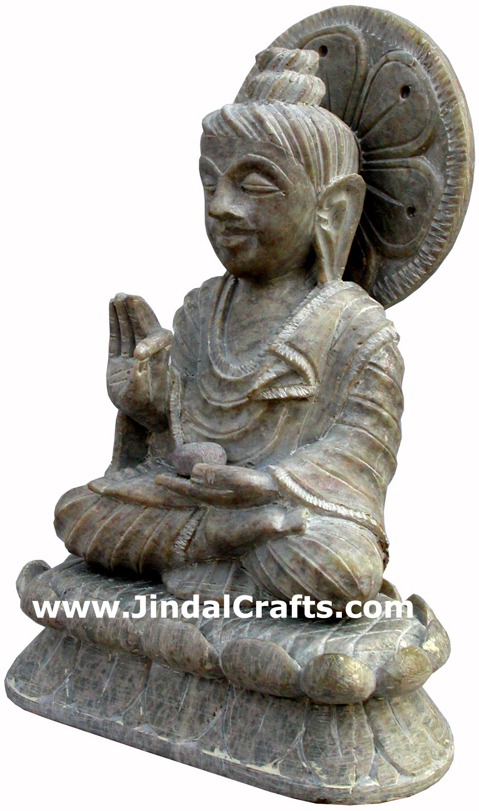 Lord Buddha Hand Carved Indian Art Craft Handicrafts Home Decor Stone Figurines