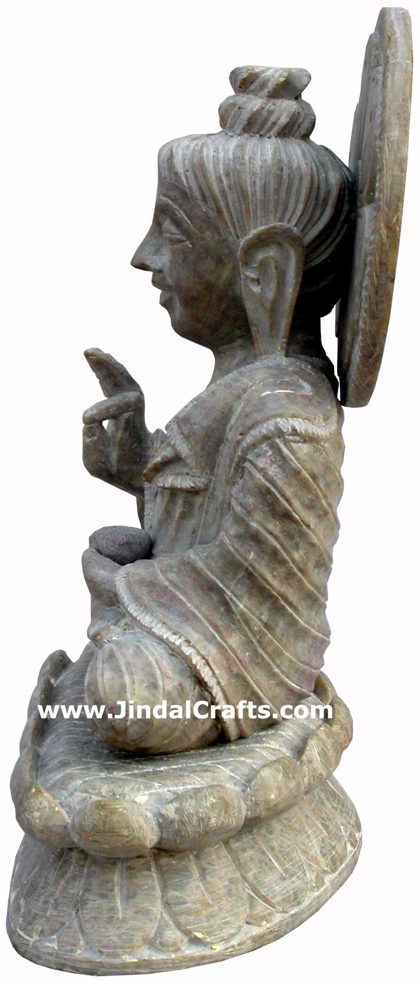 Lord Buddha Hand Carved Indian Art Craft Handicrafts Home Decor Stone Figurines