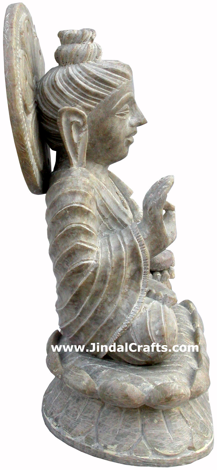 Lord Buddha Hand Carved Indian Art Craft Handicrafts Home Decor Stone Figurines