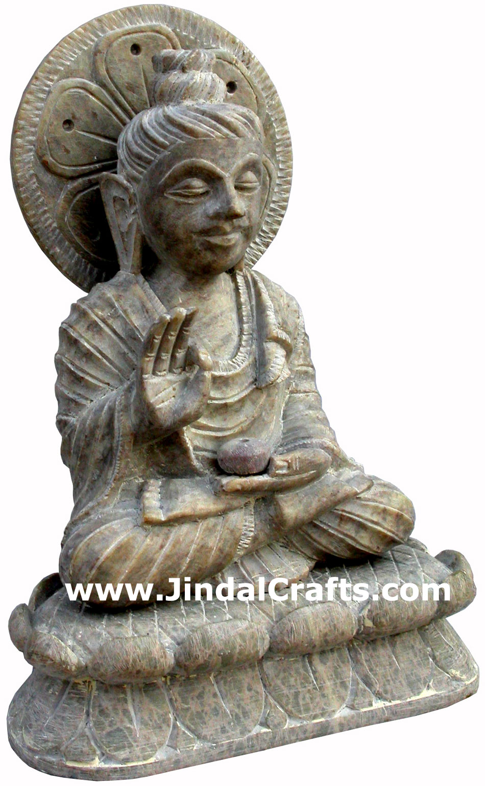 Lord Buddha Hand Carved Indian Art Craft Handicrafts Home Decor Stone Figurines