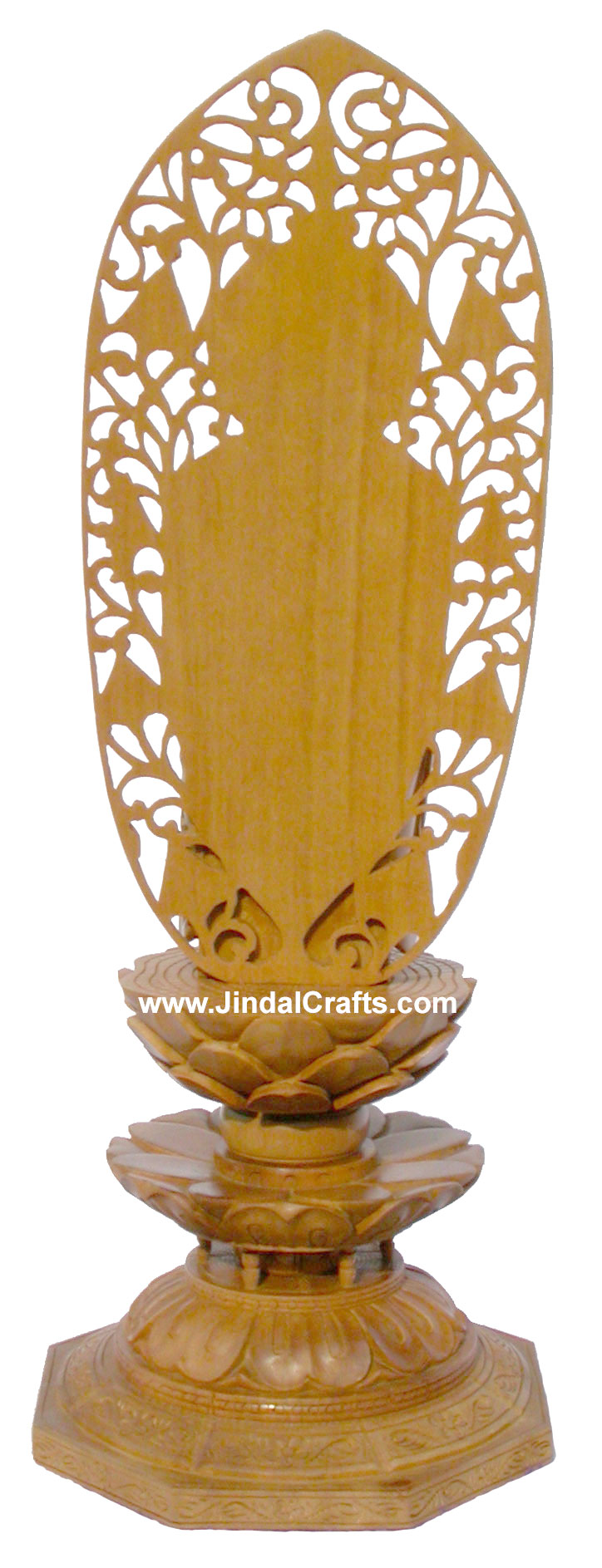 Handmade Wood Sculpture Buddha in Meditation