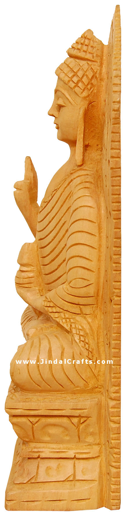Gautam Buddha Handcrafted Indian Buddhist Artifact Statue Figurine Sculpture Art