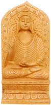 Gautam Buddha Handcrafted Indian Buddhist Artifact Statue Figurine Sculpture Art
