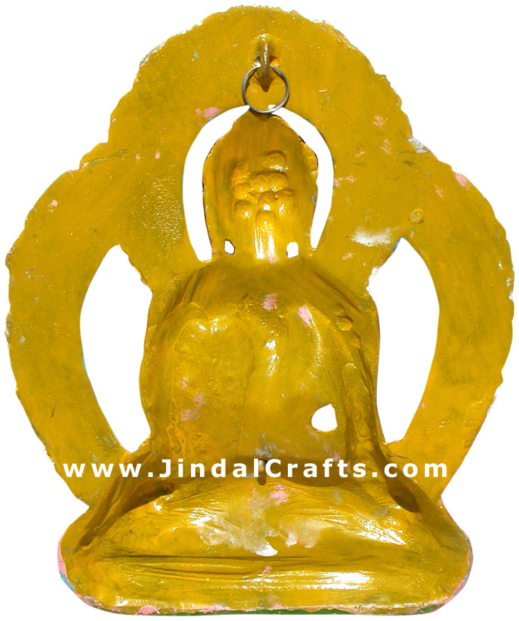 Hand Painted Gautam Buddha Hanging Buddist Artifact