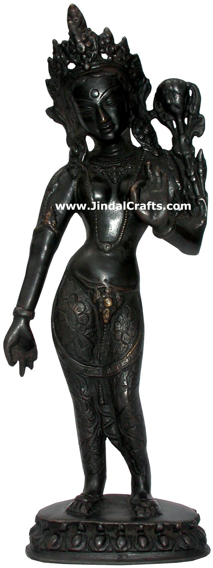 Tara Handmade Brass Tibetan Statue Art India Handicraft