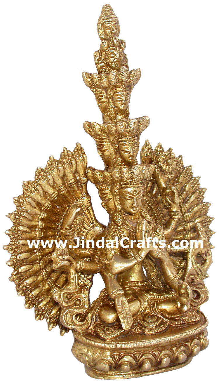 Tara Statue Buddhism Tibetan Religious Sculpture Arts Indian Handicrafts Crafts