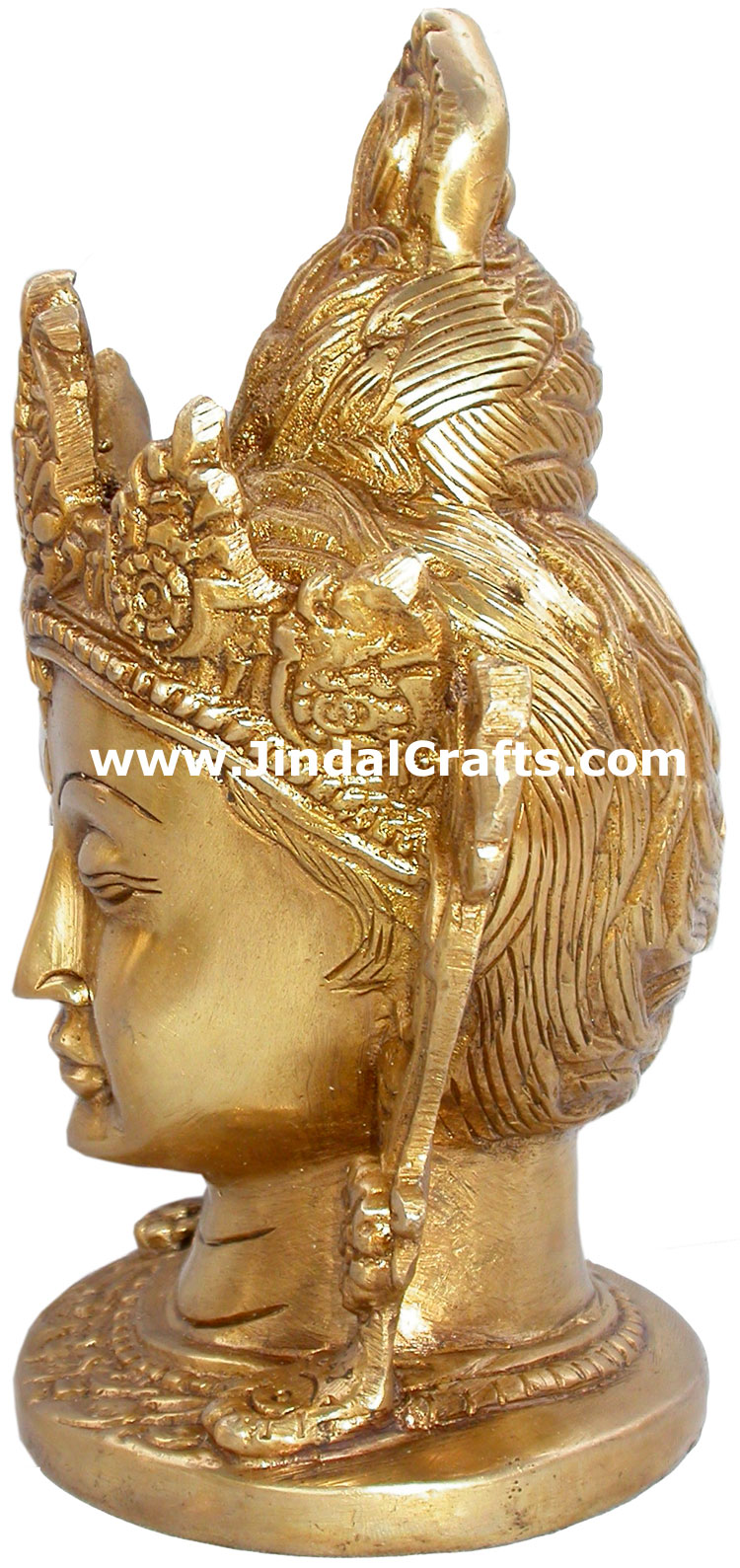 Tara Head Buddism Artifact India Metal Crafts Hand Made