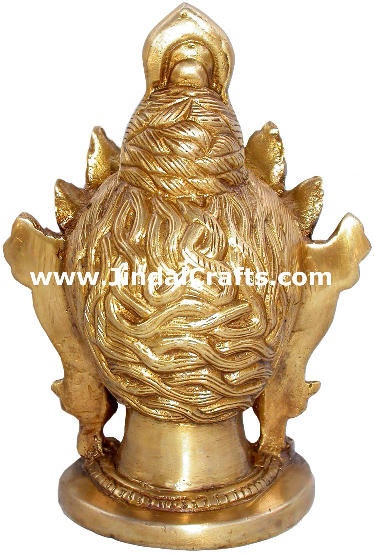 Tara Head Buddism Artifact India Metal Crafts Hand Made