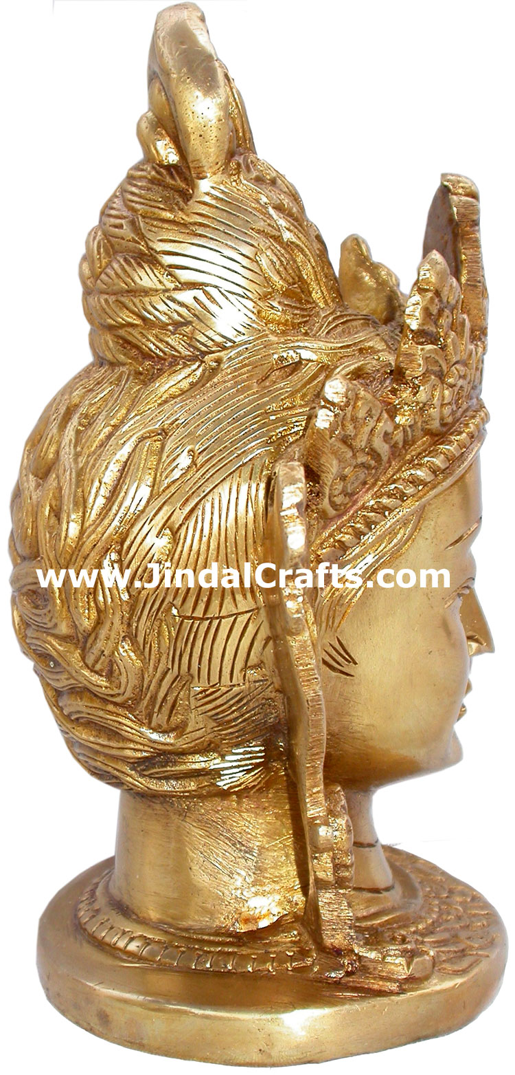 Tara Head Buddism Artifact India Metal Crafts Hand Made