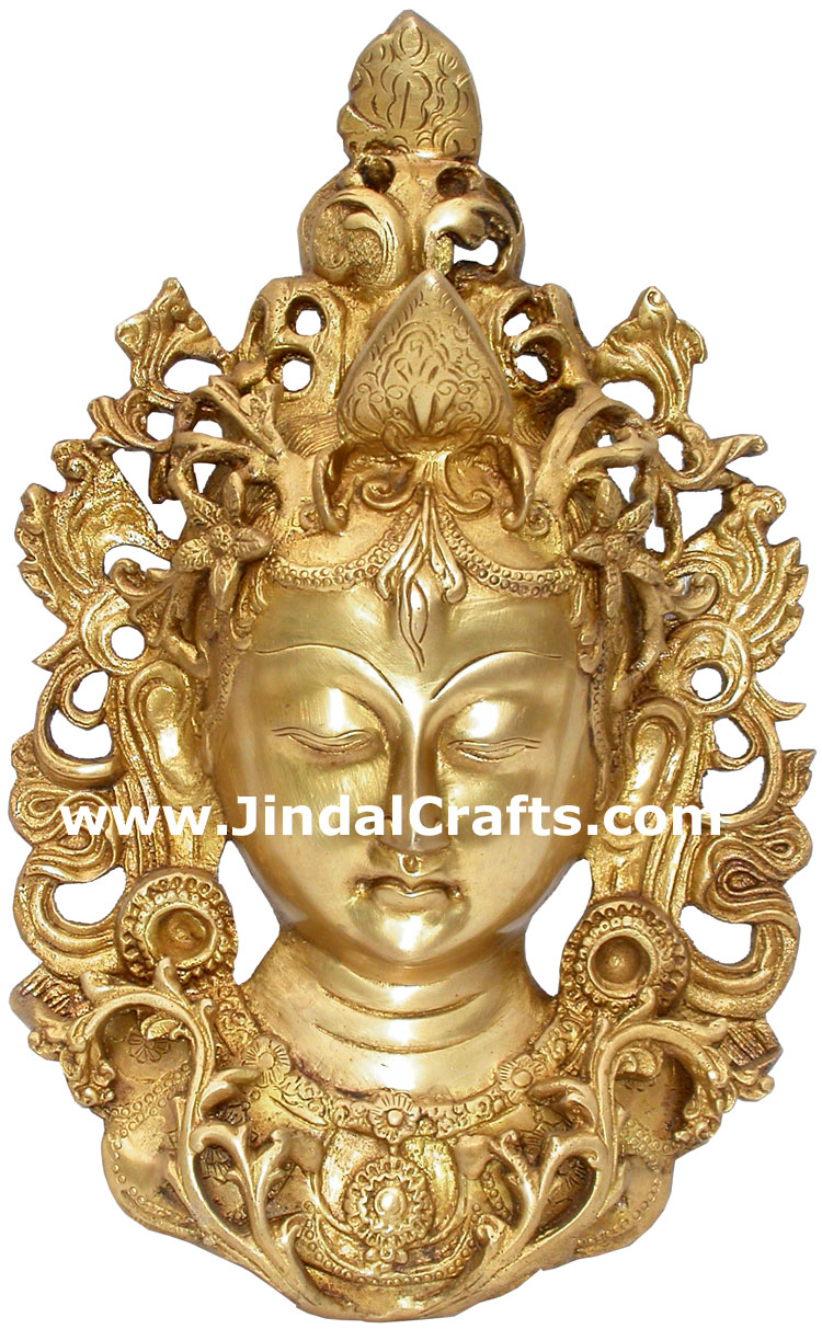 Tara Face Wall Hanging Metal Crafts India Handicrafts