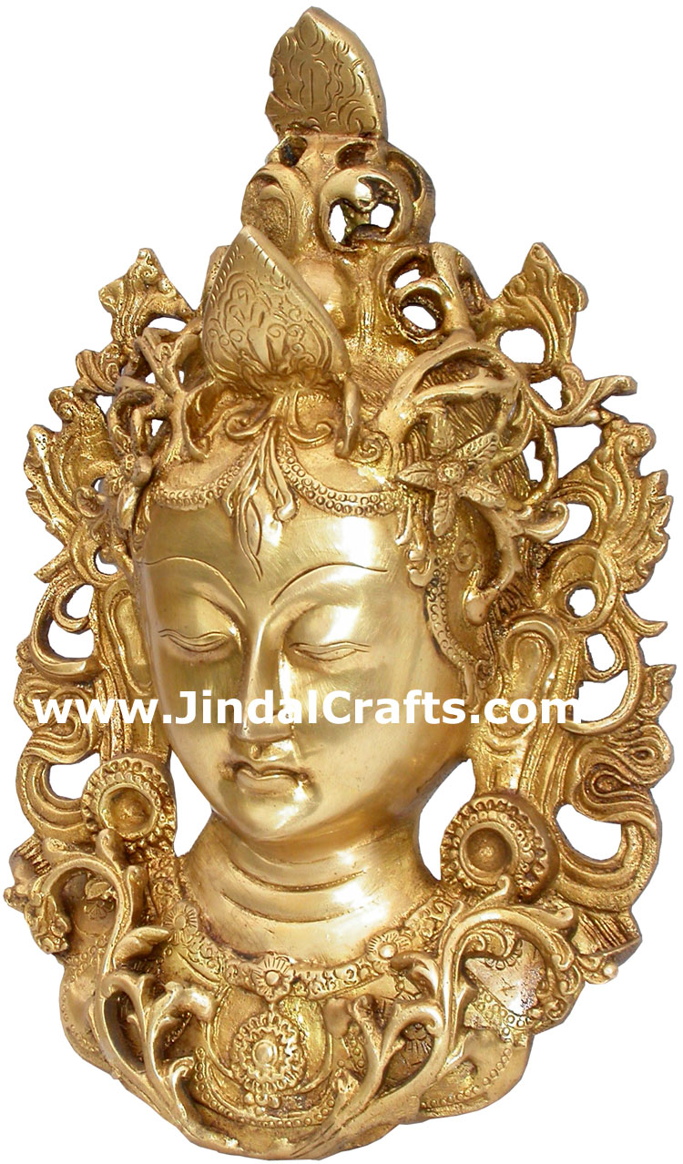 Tara Face Wall Hanging Metal Crafts India Handicrafts