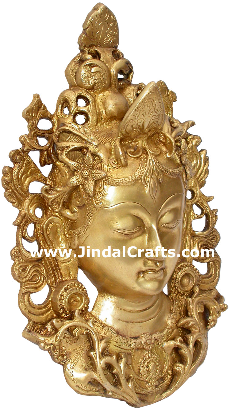 Tara Face Wall Hanging Metal Crafts India Handicrafts