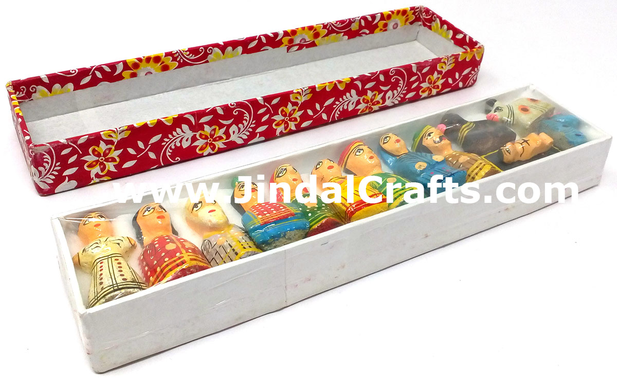 Religious Nativity Scene Figurine Set - Handmade and Hand Painted