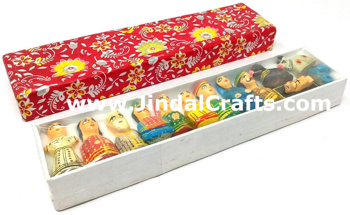 Religious Nativity Scene Figurine Set - Handmade and Hand Painted